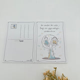 Pinselstift Kartenset mit liebevollen Botschaften - "mehr Honigkuchen bitte"