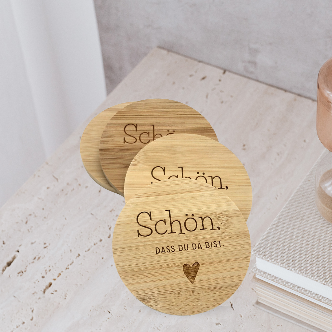 Untersetzer aus Bambus 