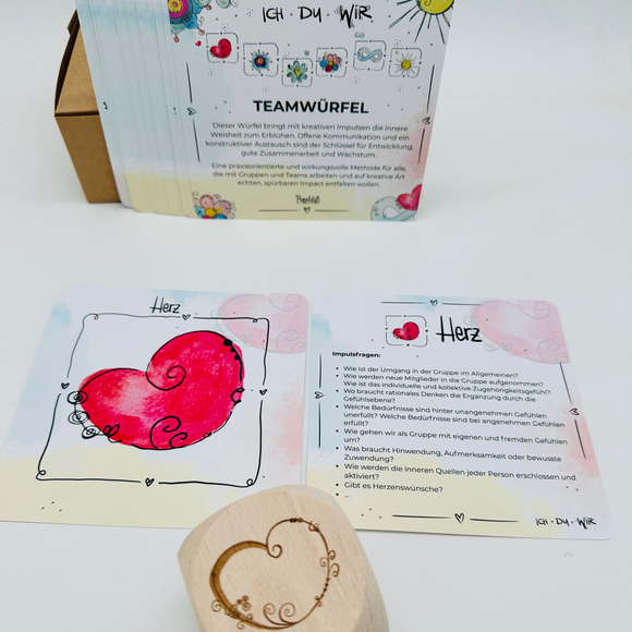 Teamwürfel - für offene Kommunikation, konstruktiven Austausch & Wachstum