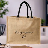 Jutetasche - Einkaufstasche Hundeliebhaberin