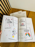 Glückstagebuch, Dankbarkeitstagebuch eine kreative Anleitung, Workbook