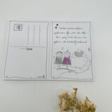 Pinselstift Kartenset mit liebevollen Botschaften - "mehr Honigkuchen bitte"