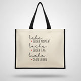 Tasche aus Baumwolle/Jute