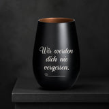 Personalisiertes Trauerlicht mit Wunschname | Erinnerungslicht aus Glas