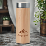 Teeflasche Bambus Thermosflasche