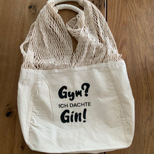 Tasche für Ginliebhaber, stylische Netztasche 