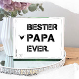 MERCI Einschubkarte Download „Danke Papa“, Vatertagsgeschenk, Geburtstagsgeschenk für Papa
