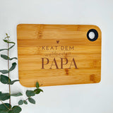 Holzbrett aus Bambus Papa