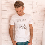 Herren T-Shirt aus Bio-Baumwolle "Selten Radlos"
